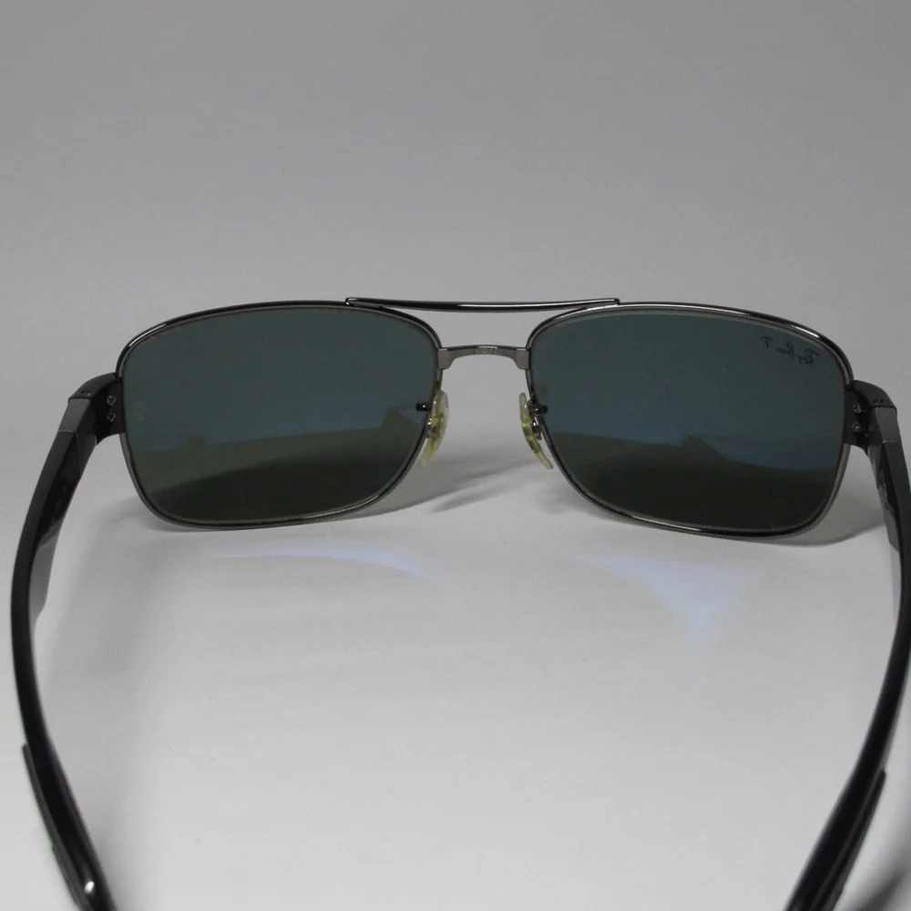 Ray-Ban Square Sunglasses For Men EYEWEAR Green Polarized Polycarbonate Lenses